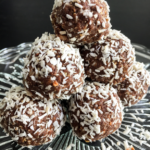 Chocolate coconut protein snowballs