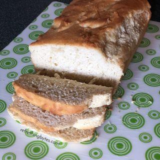 This gluten free sandwich bread recipe has a soft, fluffy texture and moist crumb that will keep you coming back for more! It's easy and delicious. Enjoy eating again! #glutenfree #dairyfree #bread #lowfodmap #glutenfreebread #refreshingbytes